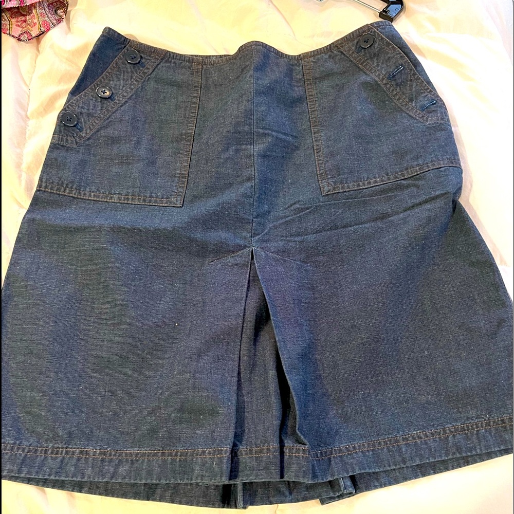 Lift Women Wash Light A Line Denim Skirt